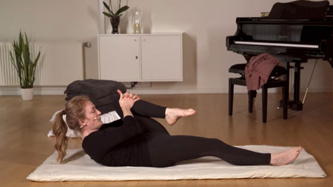 liggende yoga
